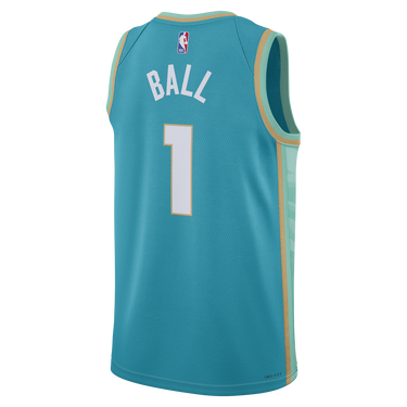 Dres Nike Dri-FIT NBA Swingman Lamelo Ball Charlotte Hornets City Edition 2023/24 Jersey Tyrkysová | DX8496-415, 2