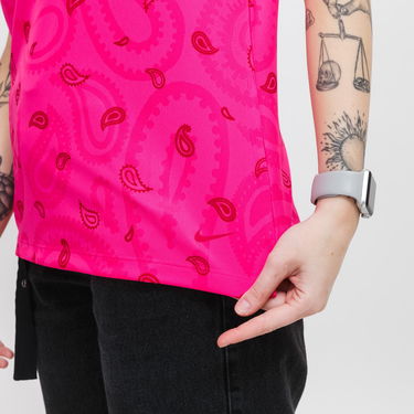 Polo tričko Nike Paisley Print Polo Shirt Ružová | DH1982-642, 4