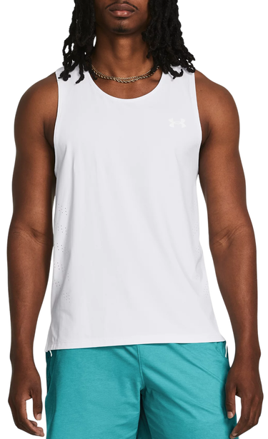 Tielko Under Armour Elite Performance Running Singlet Biela | 1382608-100, 0
