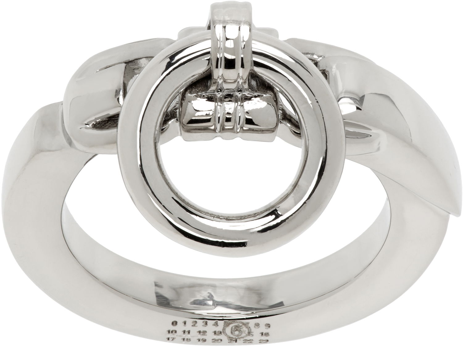 Prsteň Maison Margiela MM6 Maison Margiela Object Trouve Minimal Logo Ring Žltá | SM7UQ0082 P7352, 1