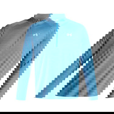 Mikina Under Armour Tech Textured Long Sleeve 1/2 Zip Top Tyrkysová | 1382797-453, 3