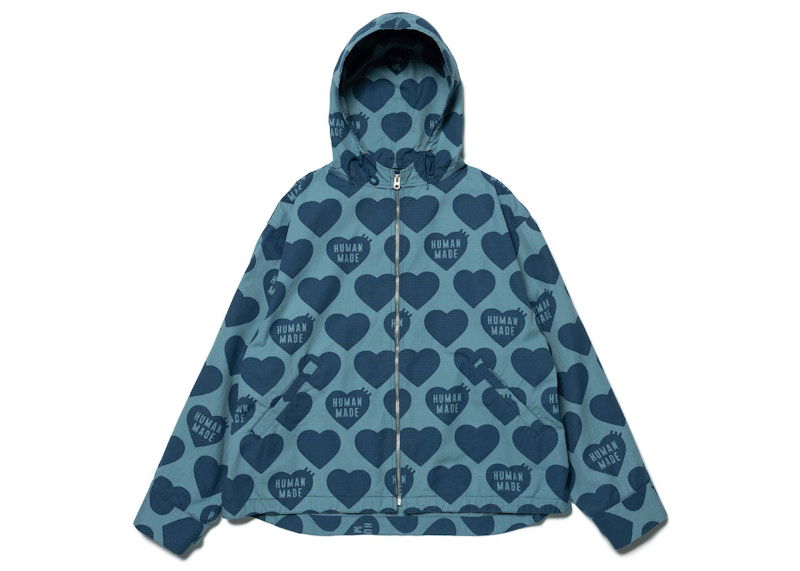 Parka Human Made Heart Zip-Up Parka Modrá | HM25JK025, 0
