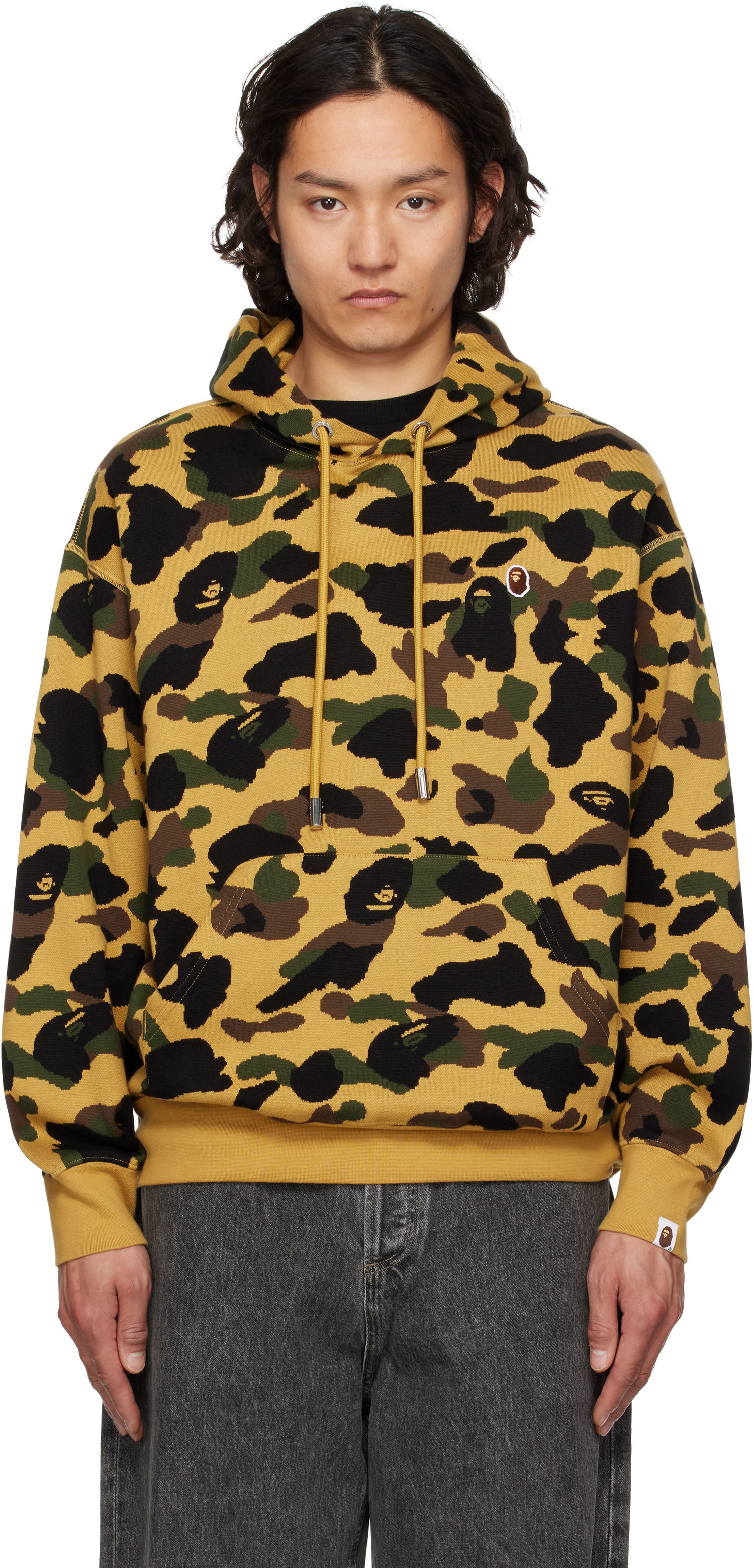 Mikina BAPE 1st Camo Jacquard One Point Pullover Hoodie Rôznofarebný | 001PPL301302M, 0