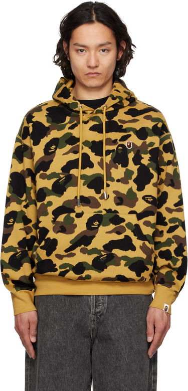 Mikina BAPE 1st Camo Jacquard One Point Pullover Hoodie Rôznofarebný | 001PPL301302M, 0