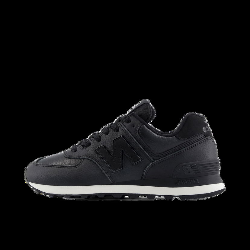 Tenisky a topánky New Balance 574 "Black Leather White Midsole" W Čierna | WL574IB2