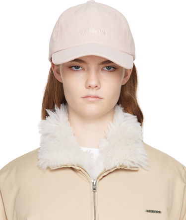 Šiltovka We11done Corduroy Logo Cap Ružová | WD-AH2-24-406-U-PK, 0