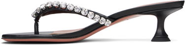 Tenisky a topánky Amina Muaddi Gigi Thong Heeled Sandals Čierna | GIGI THONG, 2
