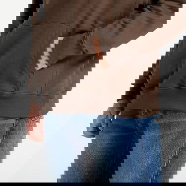 Mikina GAP Oversized Heavyweight Hoodie Hnedá | 781237-04, 2