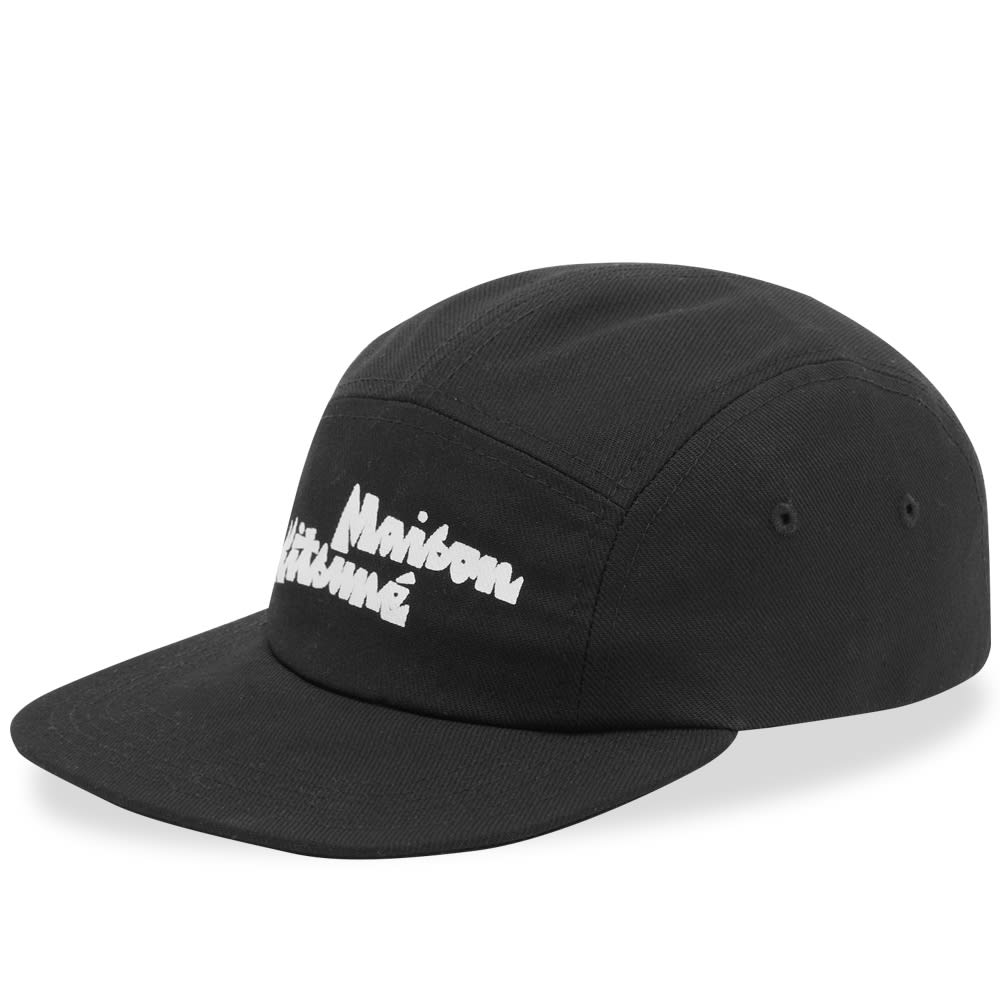 Šiltovka MAISON KITSUNÉ Maison Kitsune x Bill Rebholz 5P Cap Čierna | JU06176WW0007-P199, 0