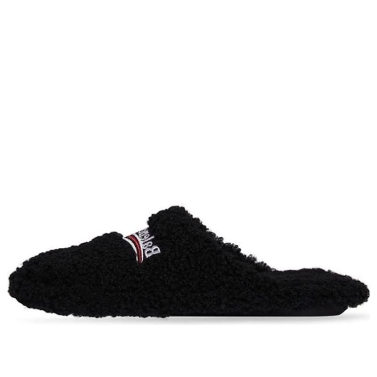Tenisky a topánky Balenciaga Furry Slides Čierna | 694799W2DO11096