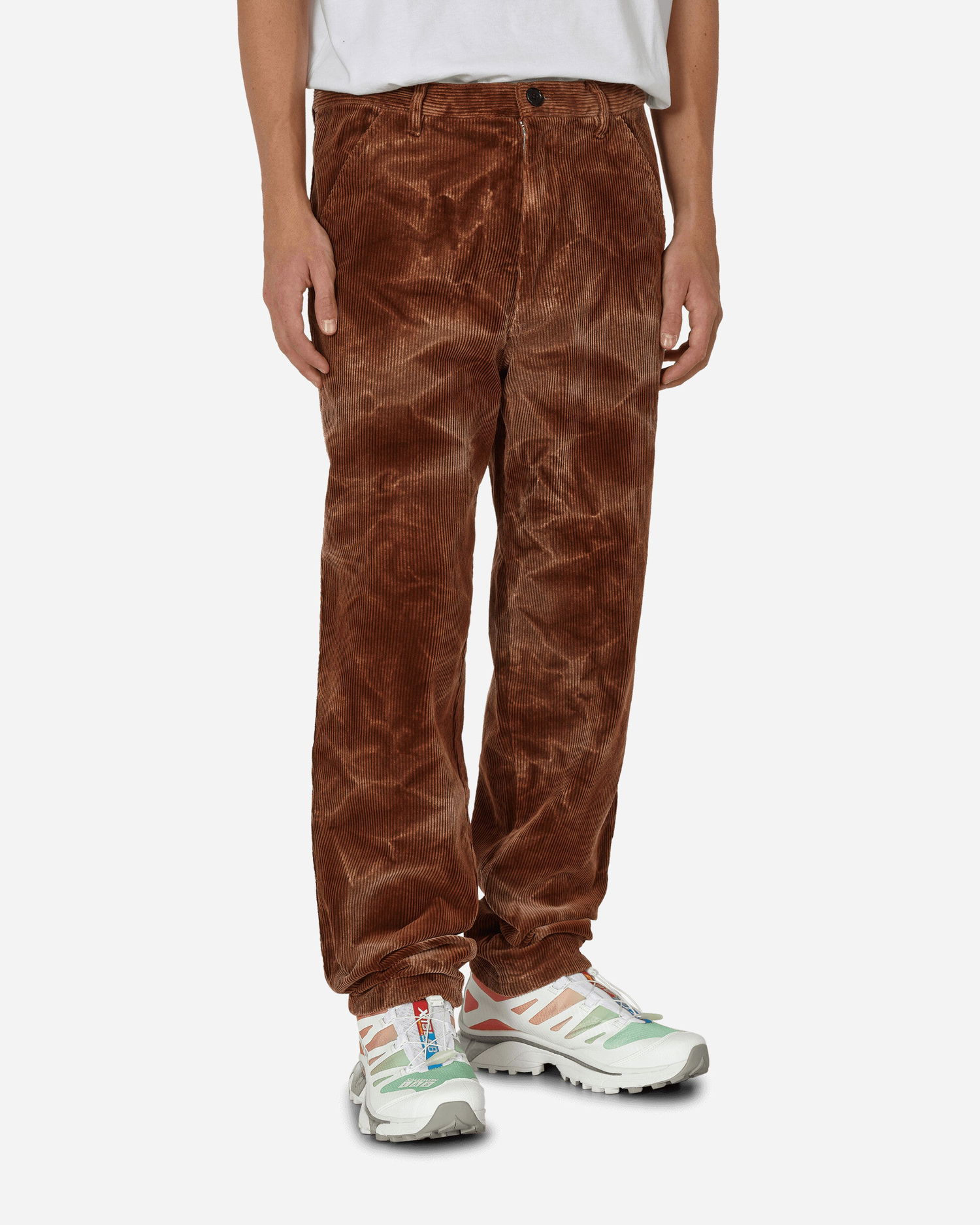 Nohavice Comme des Garçons Overdyed Corduroy Pants Hnedá | FL-P007-W23  2, 0