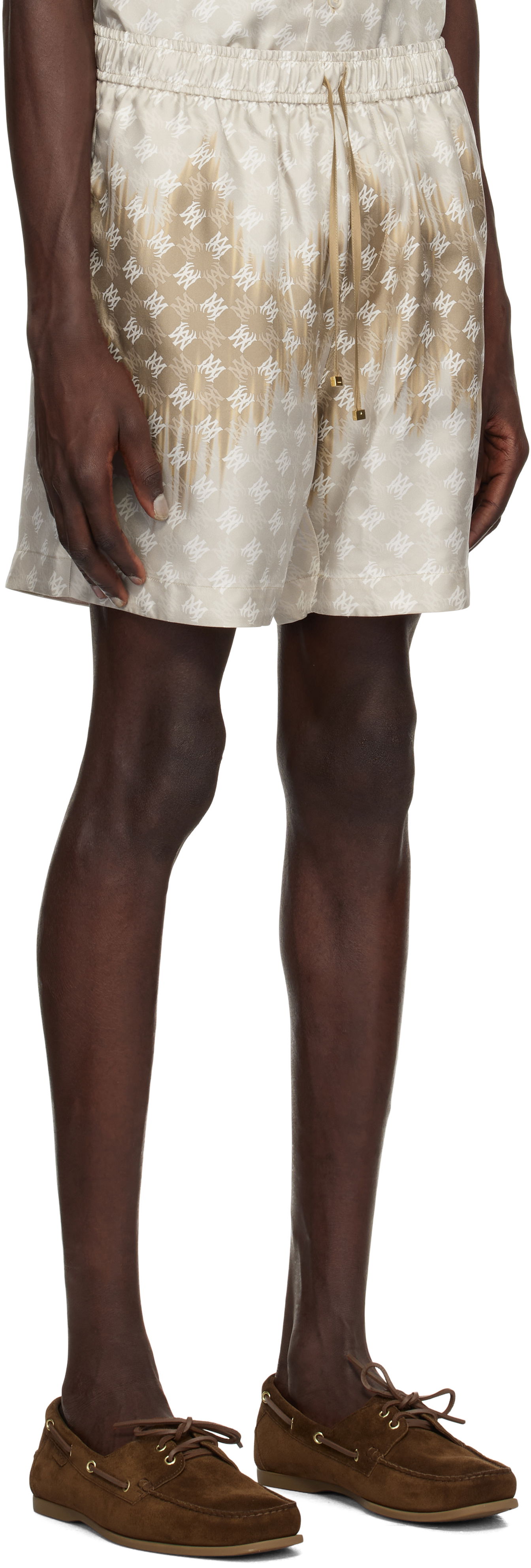 Šortky AMIRI Amiri MA Quad Bleached Shorts Béžová | AMSHCA1074, 1