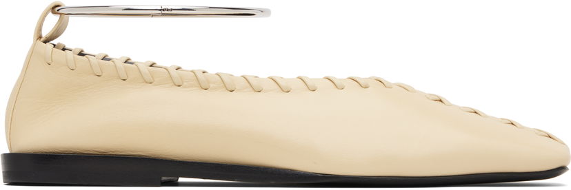 Tenisky a topánky Jil Sander Jil Sander Ring Ballerina Flats Béžová | J15WZ0009_P4864