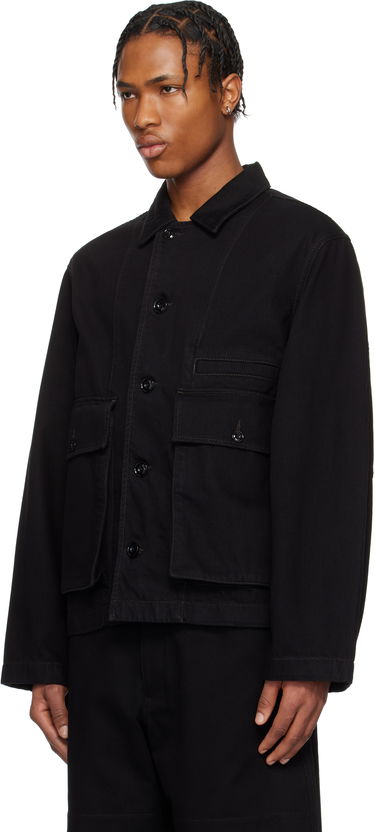 Bunda LEMAIRE Lemaire Boxy Denim Jacket Čierna | OW306 LD1031, 3