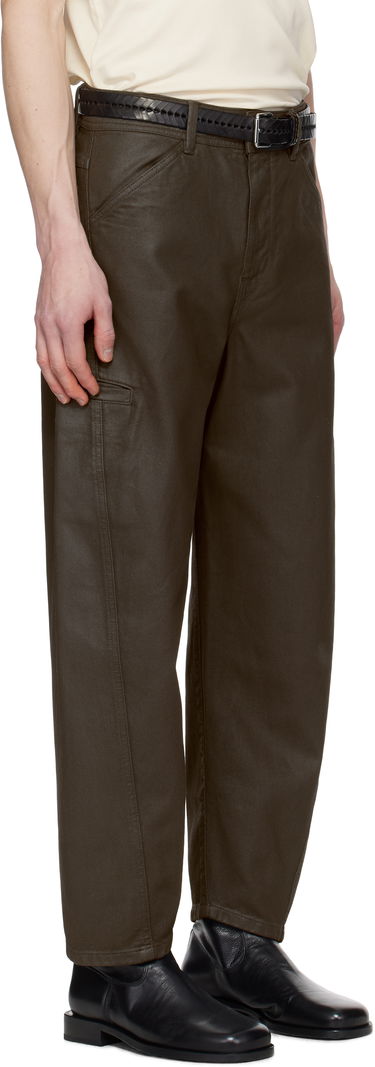 Nohavice LEMAIRE Lemaire Twisted Workwear Pants Zelené | PA1102 LD1030, 1