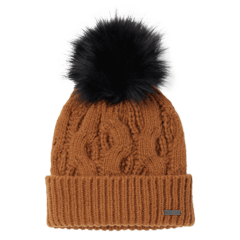 Kulicha Columbia Boundless Days Knitted Beanie with Pom-Pom Hnedá | 2092641224