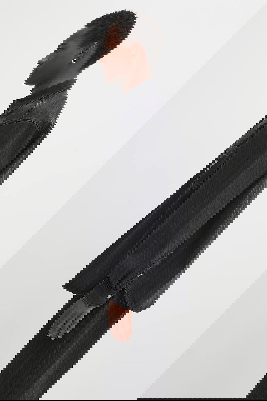 Košeľa Carhartt WIP Rylan Relaxed Fit Striped Denim Shirt with Classic Collar Čierna | I035567.32I06, 1