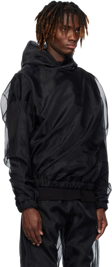 Mikina We11done We11done Layered Hoodie Čierna | WD-BL0-25-126-U-BK, 1