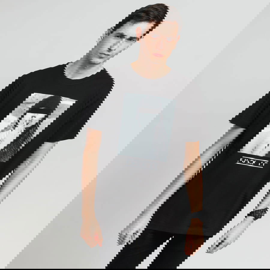 Tričko Urban Classics F#ck It T-Shirt Čierna | MT133-black, 0