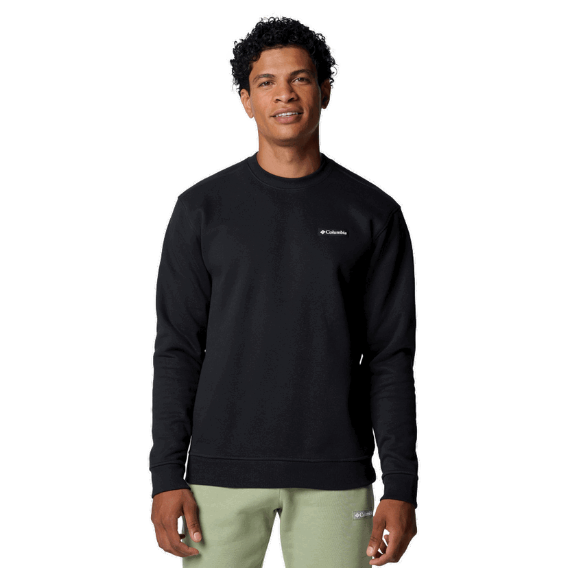 Mikina Columbia Meridian Creek Crew Sweatshirt Čierna | 2095701010