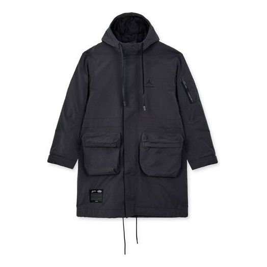 Trenčkot Jordan Jordan x A Ma Maniere Hooded Trench Coat Čierna | DJ9757-010