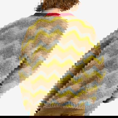 Sveter Brain Dead Brain Dead Zig Zag Boxy Knit Jumper Rôznofarebný | BDS25O120043-TAU, 3