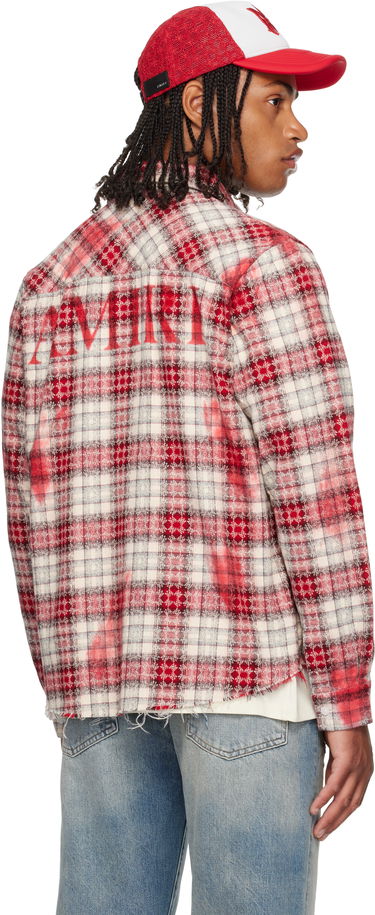 Košeľa AMIRI MA Quad Bleach Distressed Plaid Flannel Shirt Rôznofarebný | AMSTFL1014, 2
