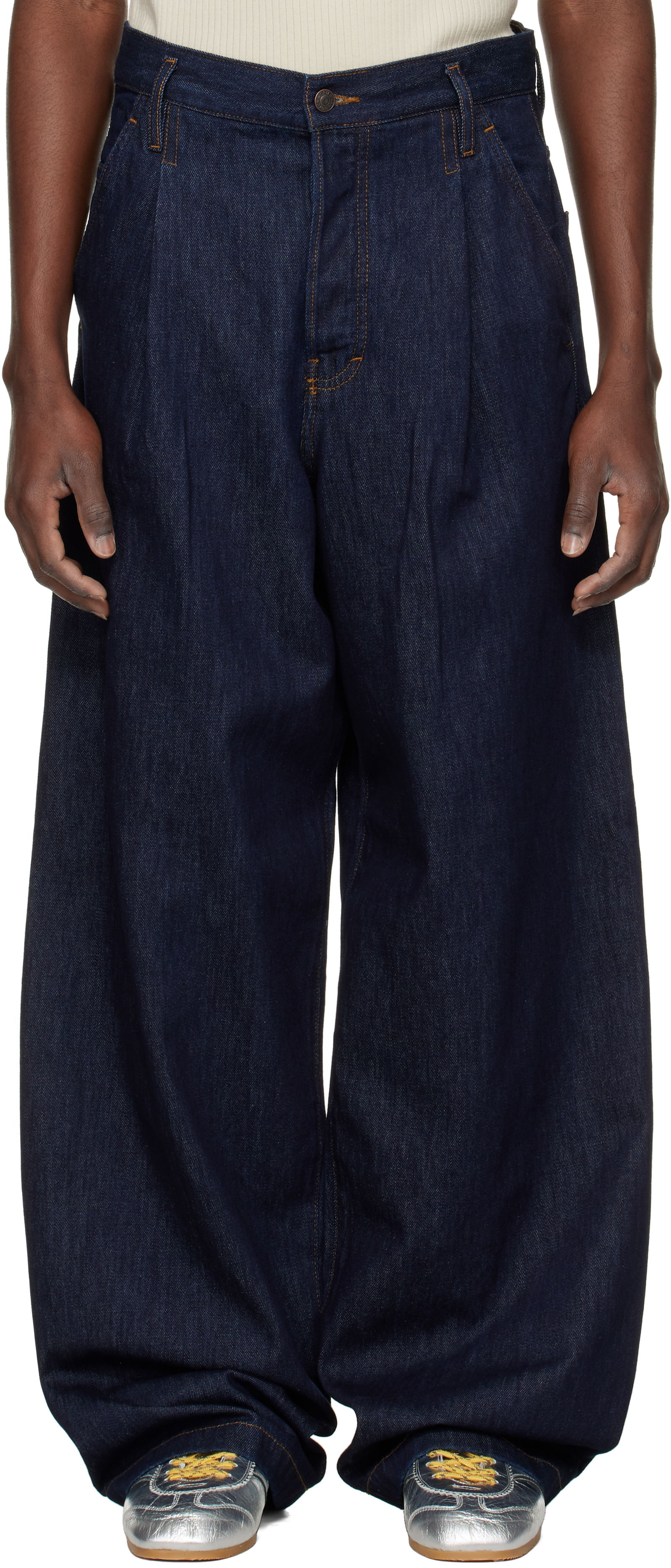 Dries Van Noten Pleated Jeans