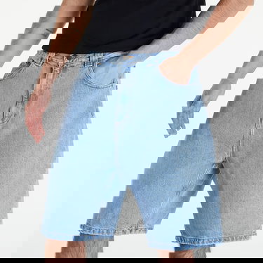 Šortky Carhartt WIP Brandon Short Blue Stone Bleached Modrá | I031921.0112, 1