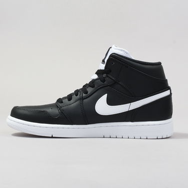 Tenisky a topánky Jordan Air Jordan 1 Retro Mid "Black White" Čierna | 554724-038, 0