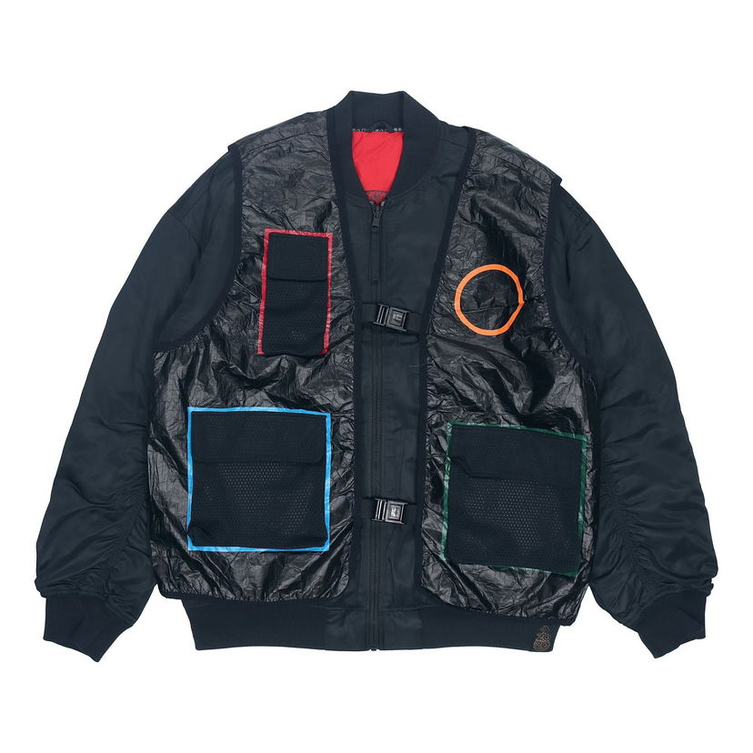 Bomber bunda Converse Padded Outerwear Jacket Čierna | 10019771-A01