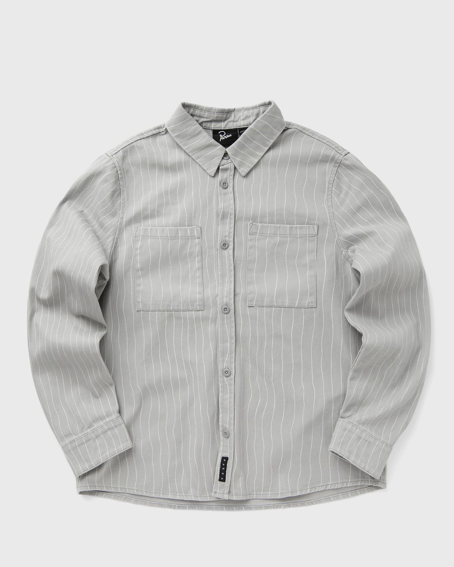 Košeľa By Parra Meandering Lines Button-Up Shirt Šedá | 54235, 0