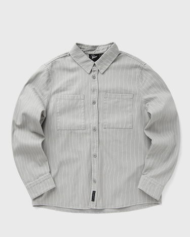 Košeľa By Parra Meandering Lines Button-Up Shirt Šedá | 54235, 0
