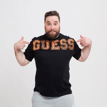 Tričko GUESS Guess Bugler T-Shirt Čierna | Z5GI15I3Z14-JBLK, 2