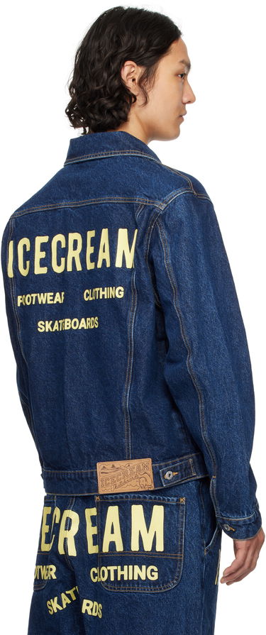 Bunda BBC IceCream ICECREAM Cowboy Trucker Denim Jacket Modrá | ICD25108, 2