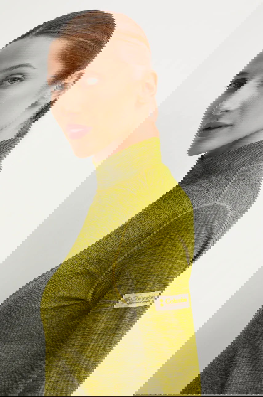 Tričko Columbia Wallowa Mock Neck Long-sleeved Top Zelené | 2090931, 1