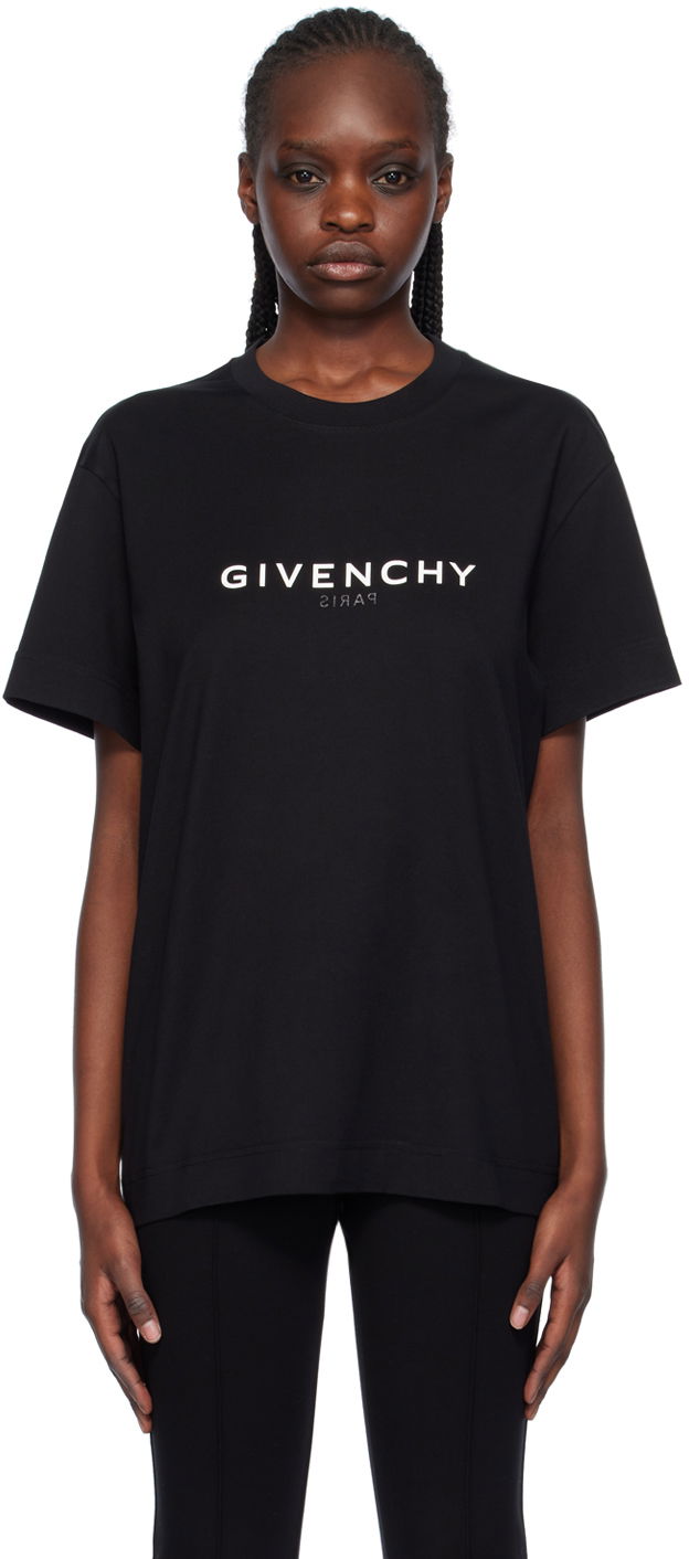 Tričko Givenchy Reverse T-Shirt Čierna | BW707Z3Z5W001