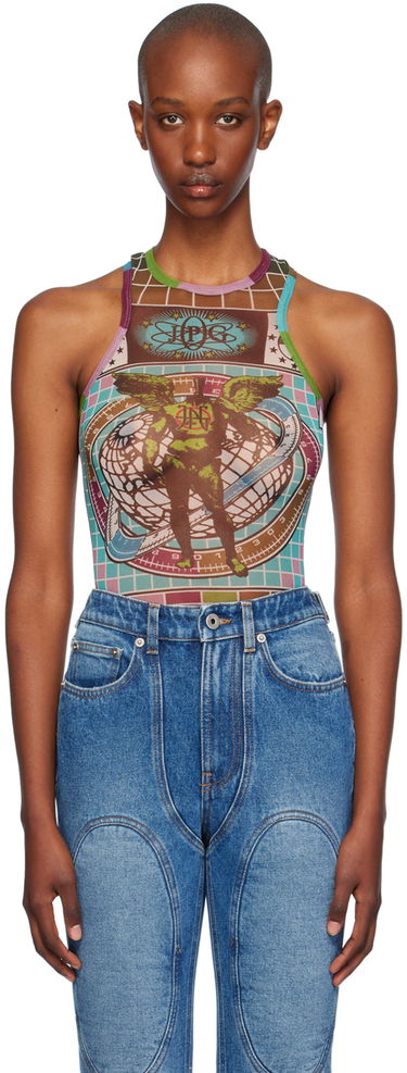 Body Jean Paul Gaultier Gaultier Printed Tank Bodysuit Rôznofarebný | 24/31-F-BD053-T569-5090, 0