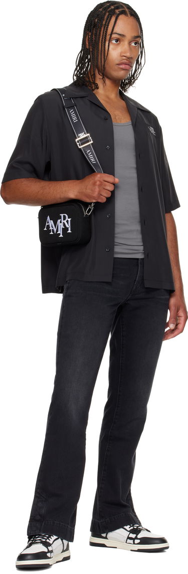Taška cez rameno AMIRI AMIRI Staggered Camera Bag Čierna | AMBGCM1020, 3