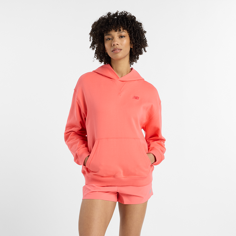 Mikina New Balance Hoodie WT41537 Ružová | NBWT41537DTR, 0