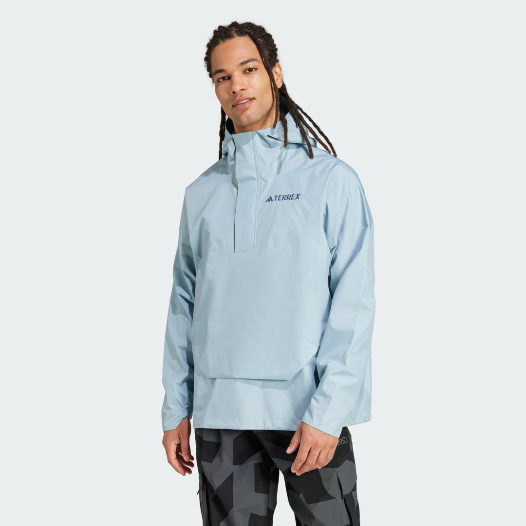 Vetrovka adidas Performance Terrex Xploric 2.5L Climaproof Windbreaker Modrá | JD8347, 0