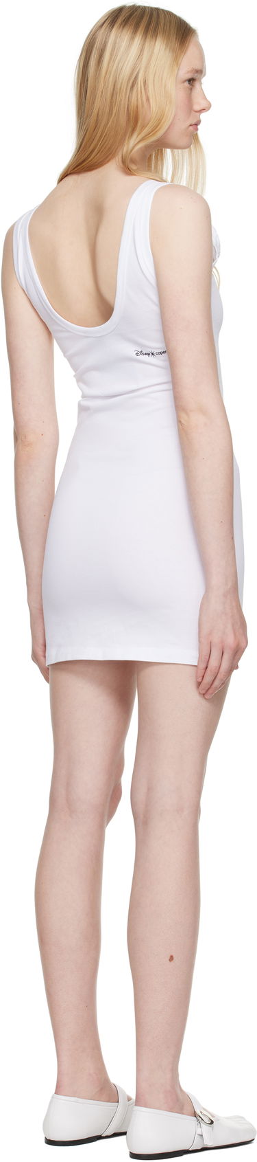 Šaty Coperni Coperni Rose Detail Tank Mini Dress Biela | DR189F5028, 2