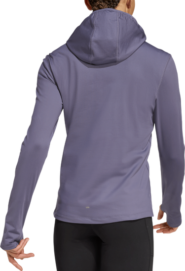 Mikina adidas Originals Own the Run Hooded Running Top Fialová | jw9652, 1