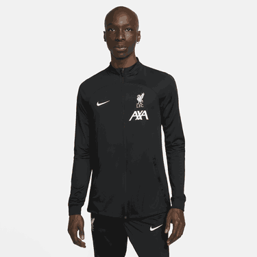 Bunda Nike Liverpool F.C. Strike Dri-FIT Knit Football Tracksuit Jacket Čierna | DX3477-014, 0