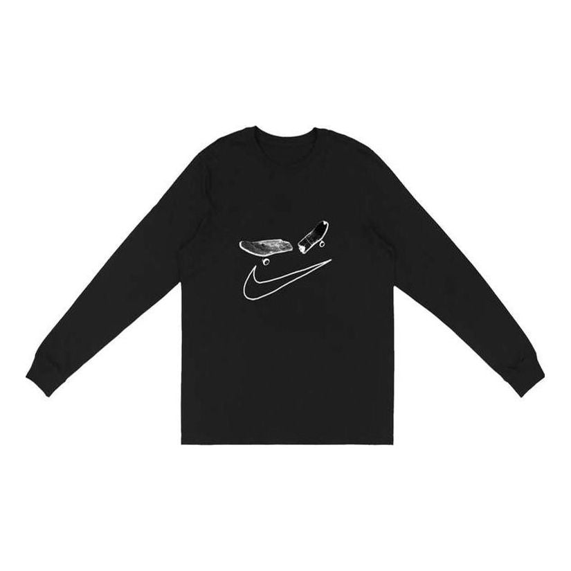 Tričko Cactus Jack by Travis Scott Travis Scott Cactus Jack x Nike Skateboard Long Sleeve T-Shirt Čierna | TC-13, 0