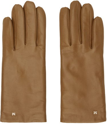 Rukavice Max Mara Max Mara Leather Gloves Hnedá | 2345660237600 MM02232, 0