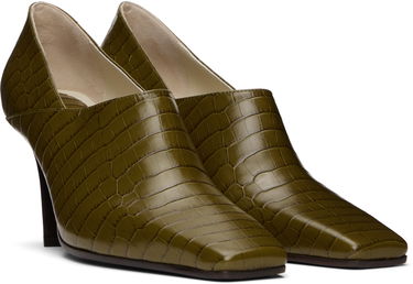 Tenisky a topánky Bottega Veneta Bottega Veneta Lewis Embossed Leather Mules Zelené | 806723 V4PB0, 3