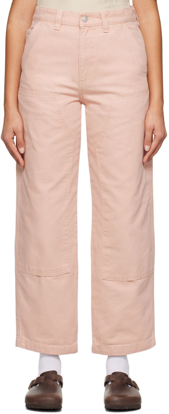 Nohavice Stüssy Work Trousers Ružová | 116496, 0