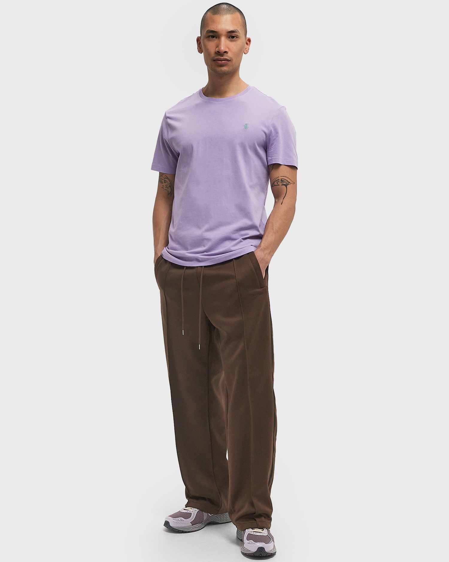 Tričko Polo by Ralph Lauren Ralph Lauren Custom Slim Fit T-Shirt XXL Fialová | 710671438416, 1