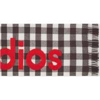 Šál Acne Studios Veda Logo Check Scarf Šedá | CA0262-DJ3, 1